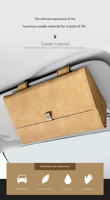 Stylish car accessory for sunglasses