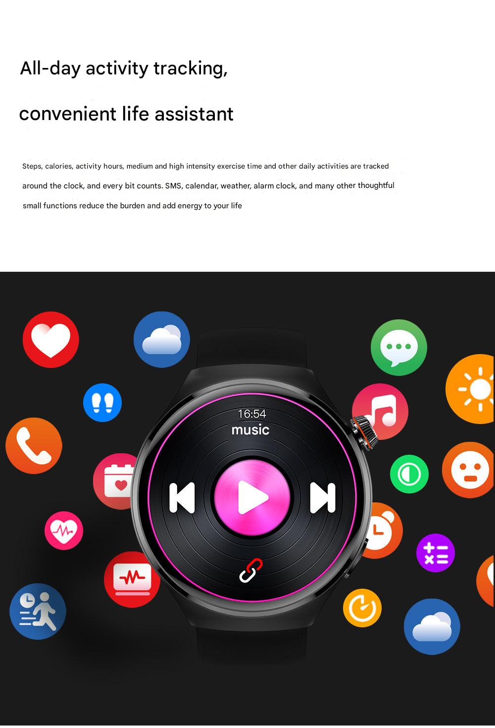 AMOLED Display Fitness Tracker
