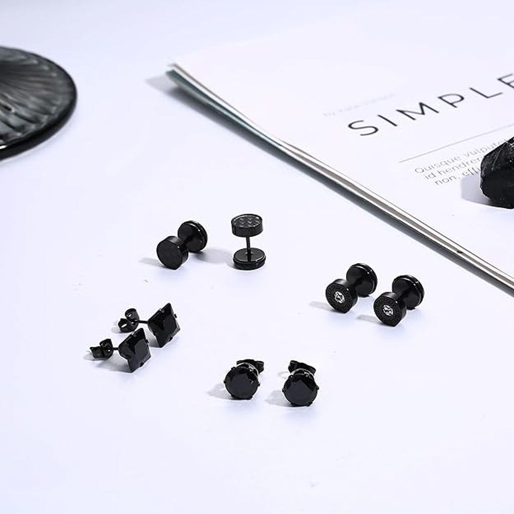 Lightweight stainless steel earrings for comfortable use