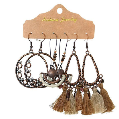 Unique Statement Earrings Bohemian Style - Image 4