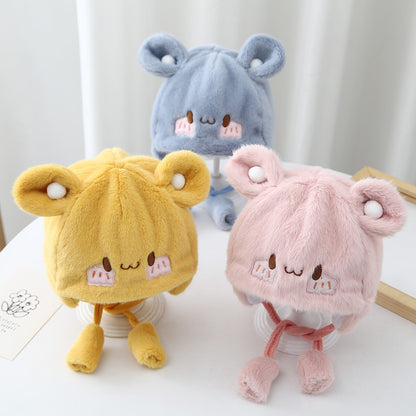 Cozy Plush Baby Hat Color Variants