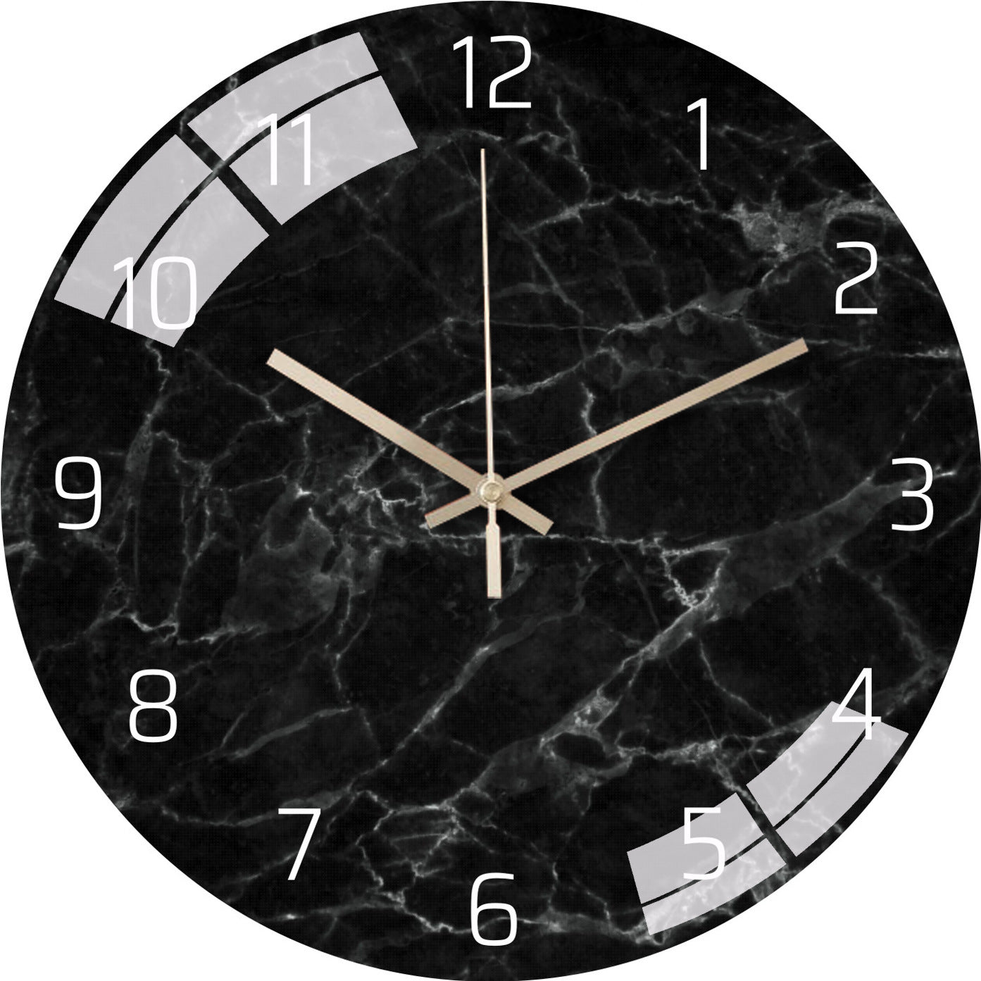 Minimalist wall clock design showcase