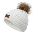 Single Pom-Pom White Hat