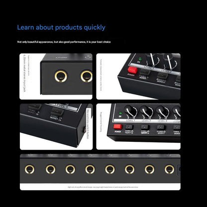 4-channel headphone amplifier for musicians