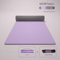 Purple 183*61cm Three-Piece Set [Yoga Mat + Strap + Mesh Bag] ☆ High-Quality TPE Material