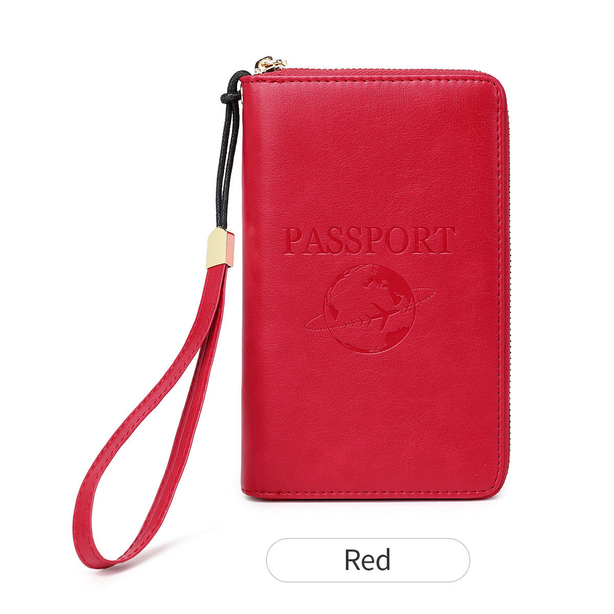 RFID passport holder green