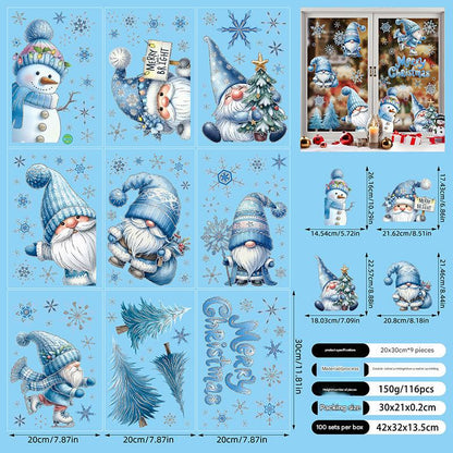 Christmas Santa decoration sticker image 1