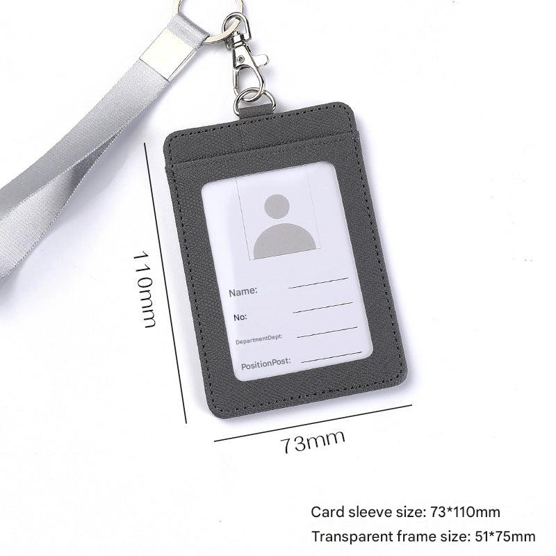 Multi-card holder with PU leather design for work and bus passes