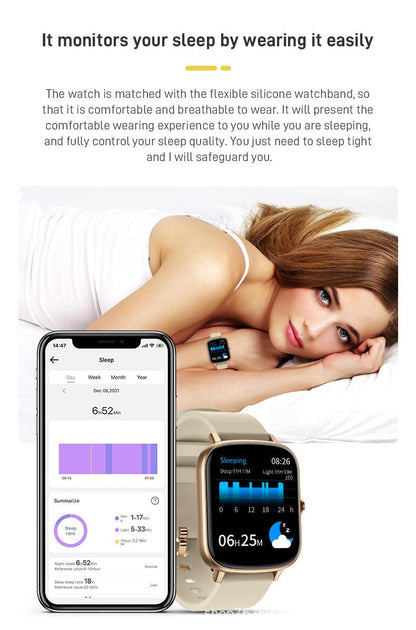 P55 Smartwatch health monitoring features