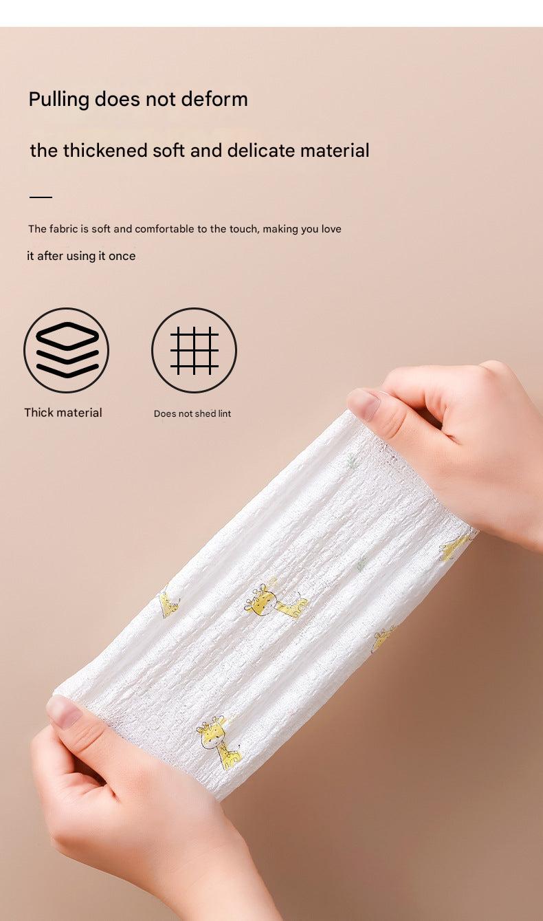 Non-woven fabric cleaning cloths in various sizes