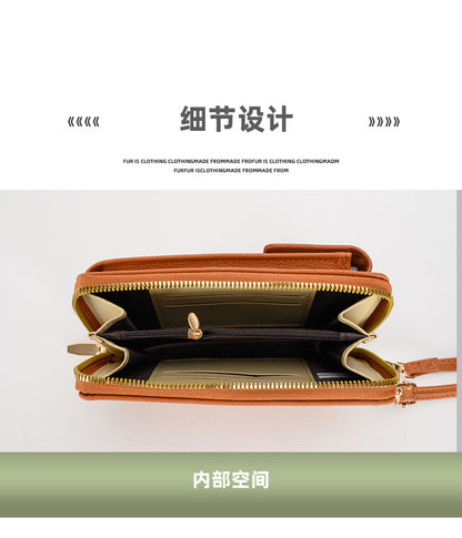 Women phone wallet bag blue