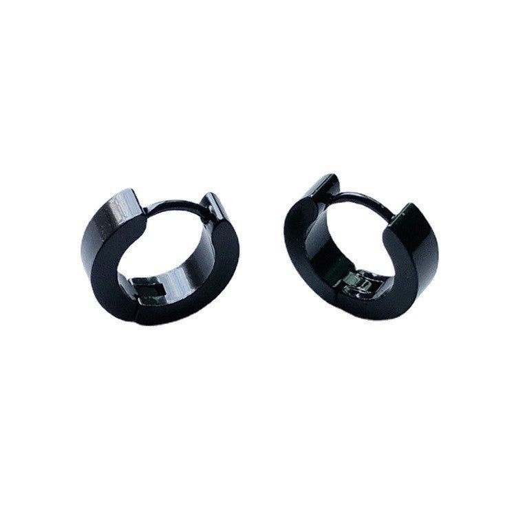 Hypoallergenic titanium earrings in colorful hues