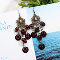 14 - Sea Shell Tassel (Coffee Brown)