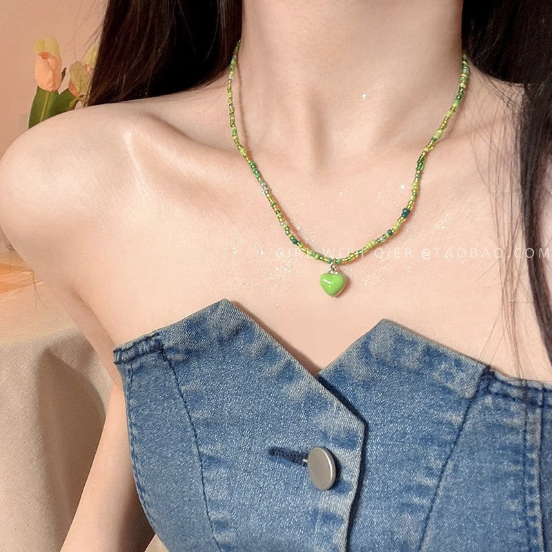 Summer Floral Necklace with Adjustable Chain