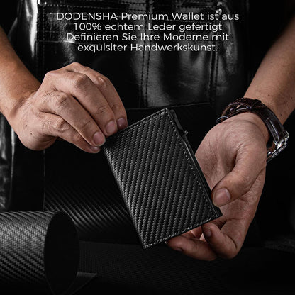 Tri-fold ultra-thin wallet for men