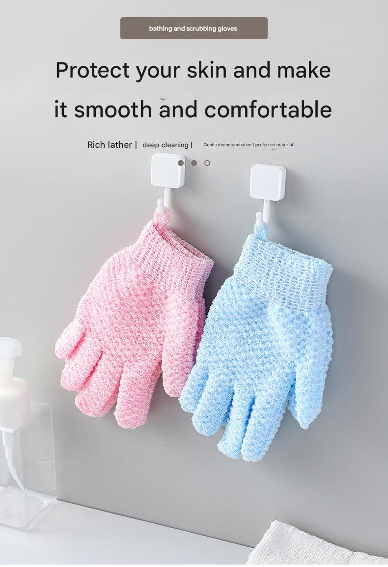 Exfoliating gloves packaging display