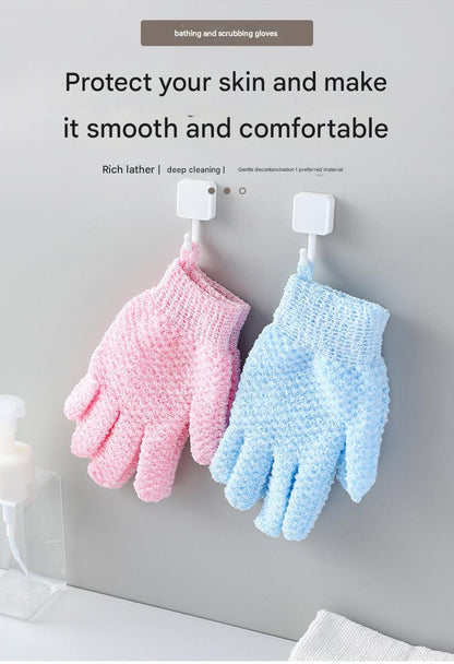 Exfoliating gloves packaging display