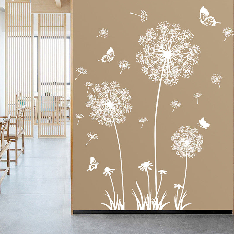 Dandelion design wall sticker detail