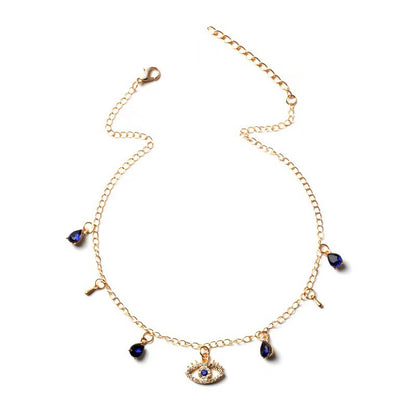 Gold-Plated Evil Eye Necklace Image 9