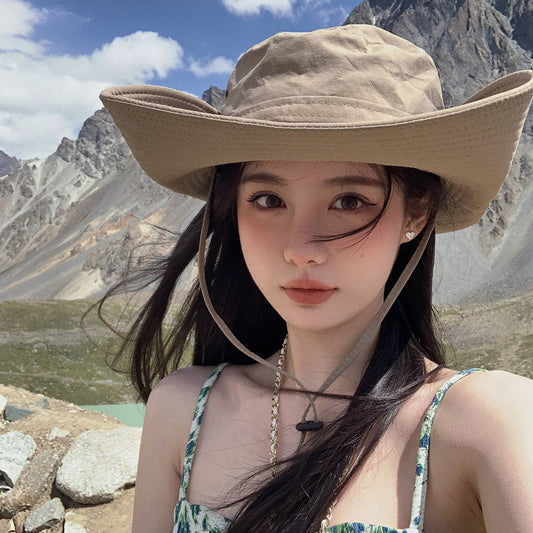 Stylish cowboy hat for fishing trips