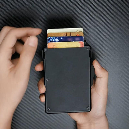 RFID blocking wallet carbon fiber design