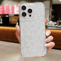 Epoxy-Pink and White Flowers