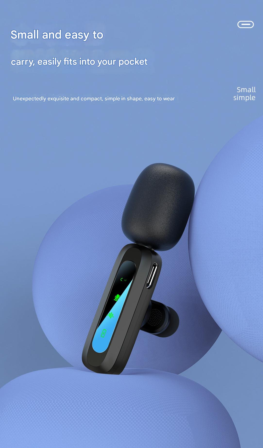 Portable microphone for live streaming image 8