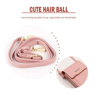 Black compact bag for everyday essentials