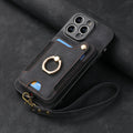 Black [with leather lanyard]