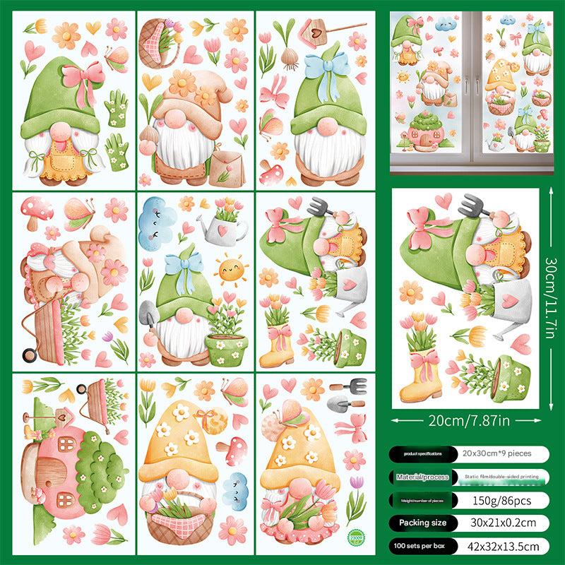 Spring Floral Window Sticker Image 8