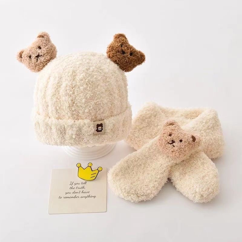 Children's warm scarf set for winter image 2