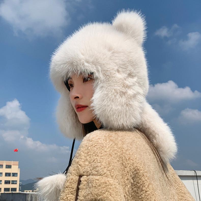 Thickened warm winter hat image 2