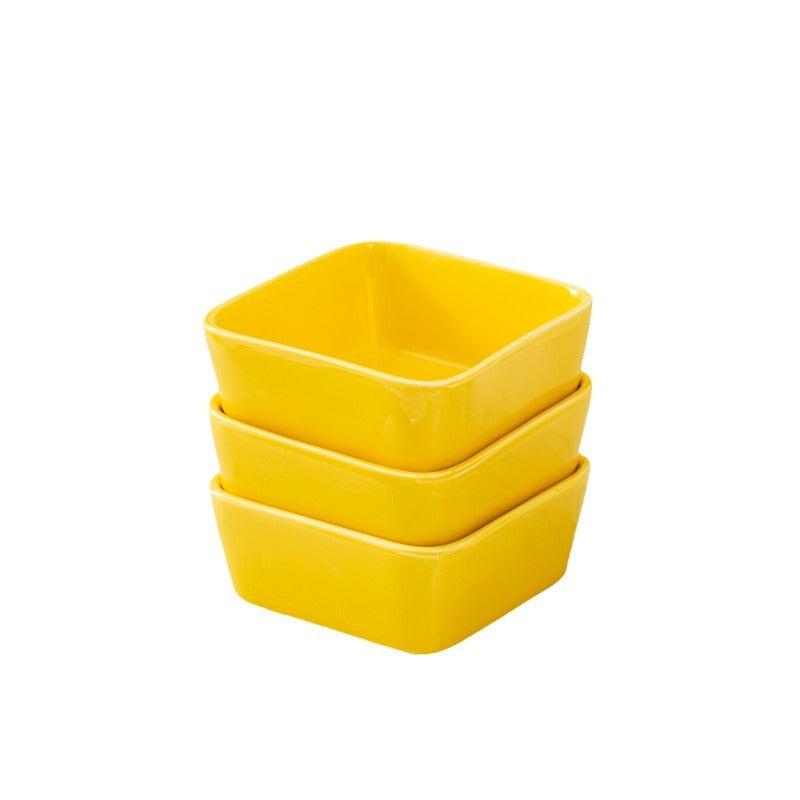 Dishwasher safe ceramic snack dish