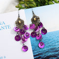 16 - Sea Shell Tassel (Hibiscus Purple)