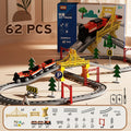Colorful Box Packaging [62PCS] Electric Assembly - Track Train (Pack of 1)
