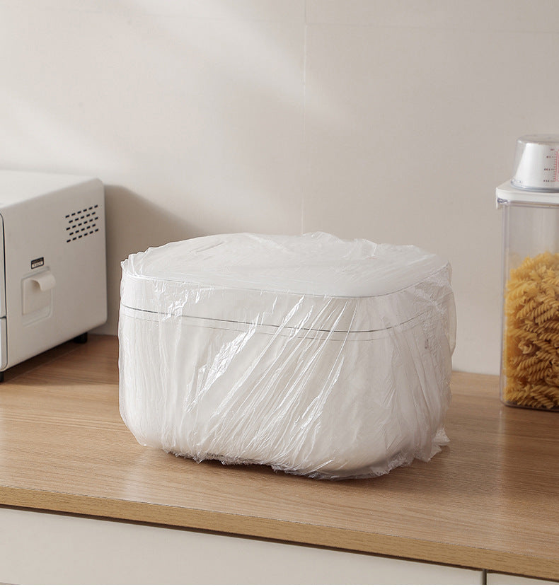 Disposable plastic cover for fryer