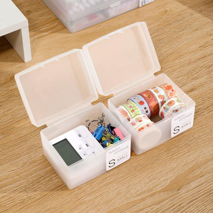 Versatile jewelry organizer in clear plastic