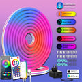 12V Neon Blue Bluetooth RGBIC (5m, 300 lights) EU Standard (Pack of 1)