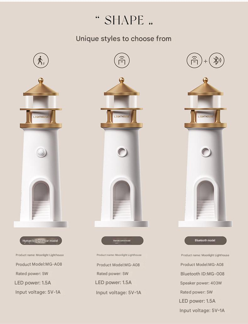 Musical night lamp with motion sensor