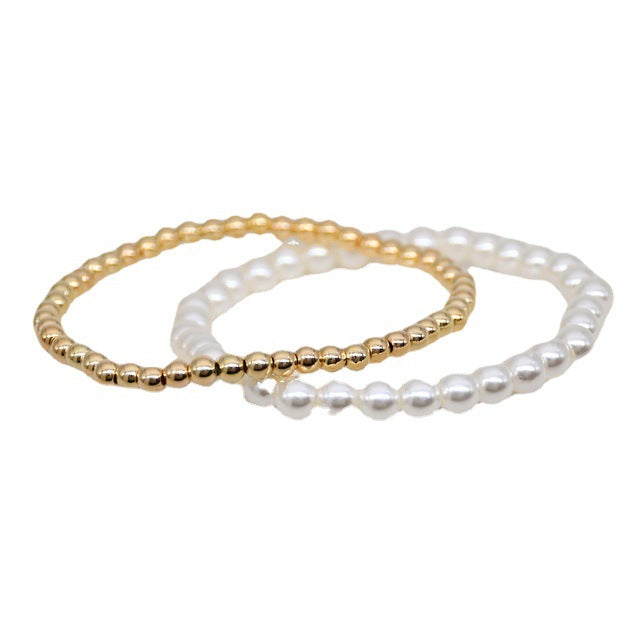Trendy women's friendship bracelet displayed on a table - image 3