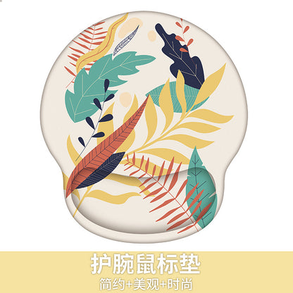 Custom Memory Foam Wrist Support Mouse Pad & Keyboard Rest for Ergonomic Comfort - Vibrant Designs