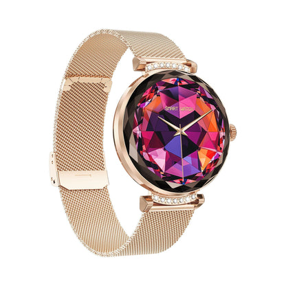 Bluetooth calling sports wristband in gold