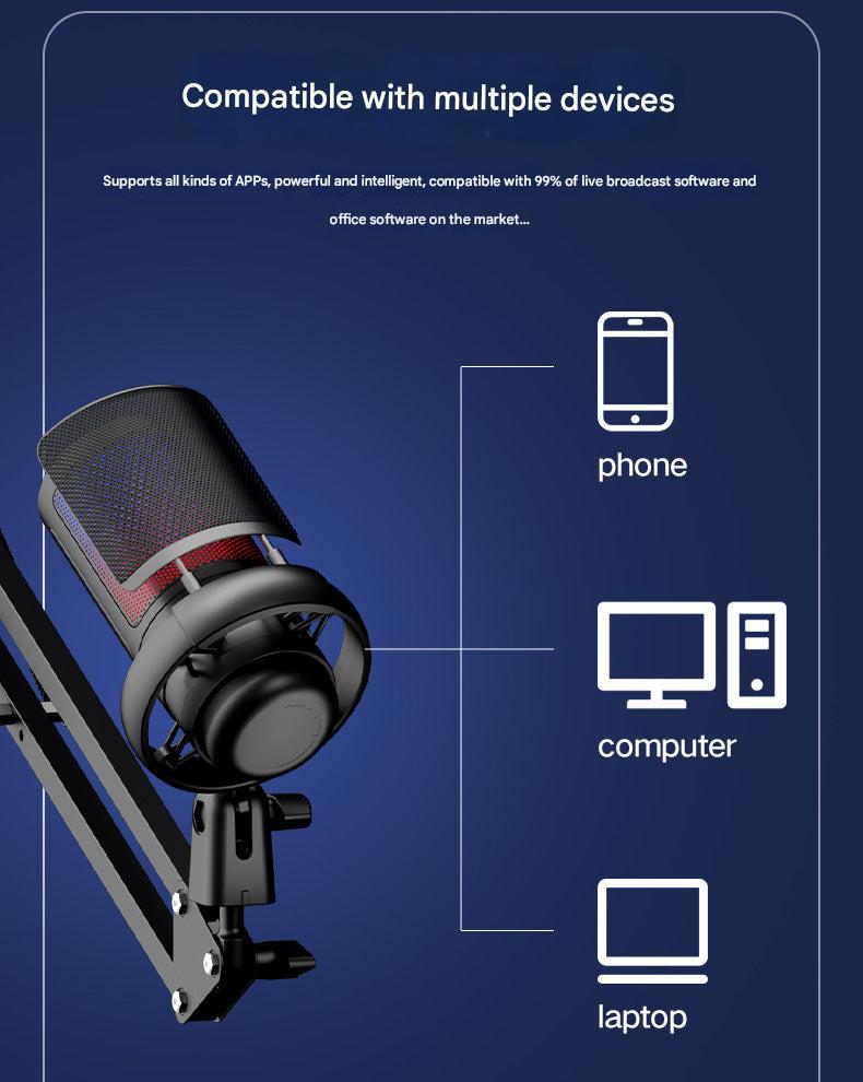 User-friendly USB microphone with accessories