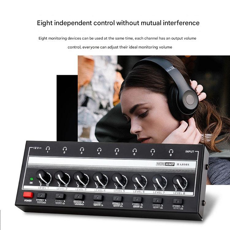 4-channel headphone amplifier for musicians