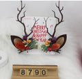 13#Christmas Hair Clip - Black Branch Pinecone
