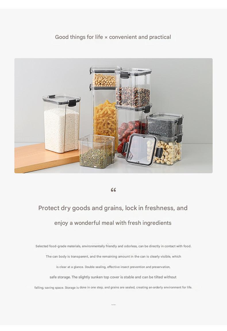 clear plastic kitchen storage container 1