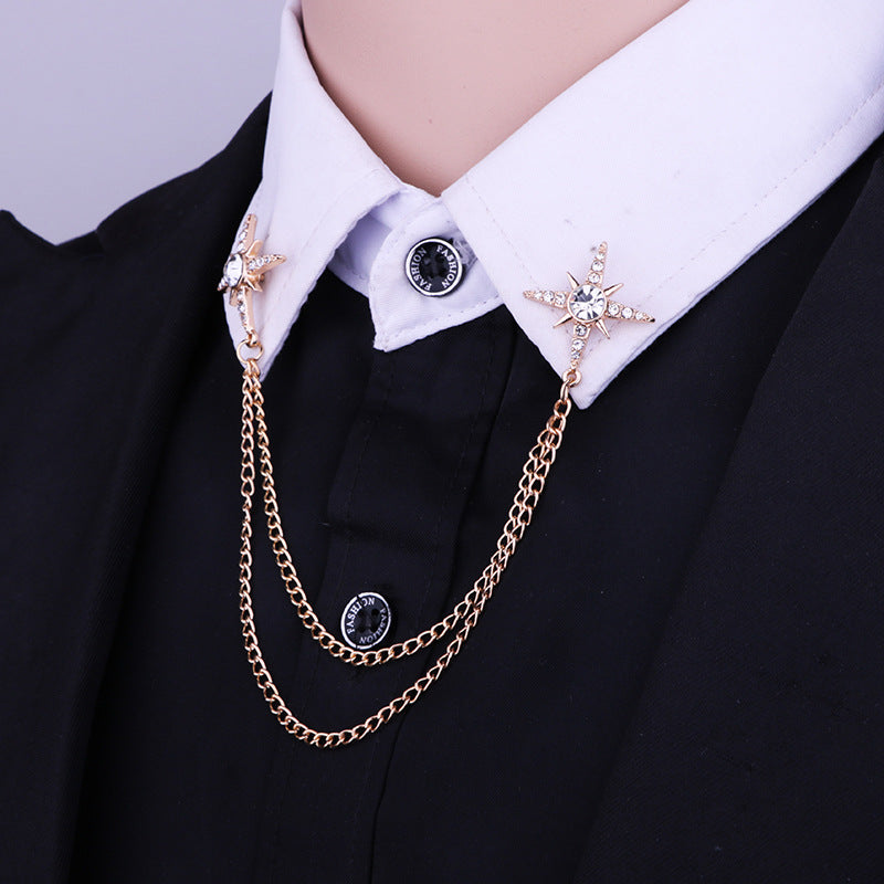 Silver star-shaped accessory for gifting