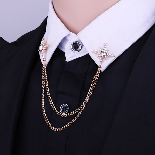 Silver star-shaped accessory for gifting
