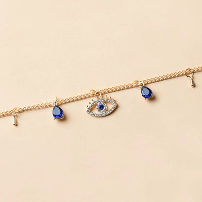 Gold-Plated Evil Eye Necklace Image 10