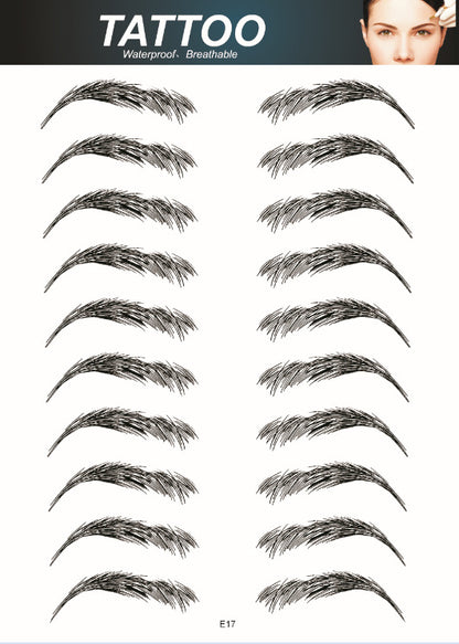 Waterproof Eyebrow Stickers - Image 2